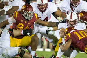 Unstoppable · USC sophomore defensive end Leonard Williams has recorded 63 tackles and a team-leading 11 tackles for loss this season. - Ralf Cheung | Daily Trojan 