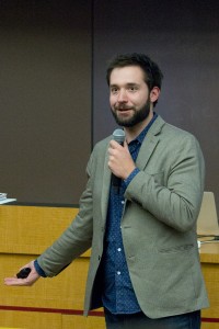 Entrepreneur · On Wednesday night, reddit co-founder Alexis Ohanian expressed to USC students the ups and downs of entrepreneurship. - Nick Entin | Daily Trojan 
