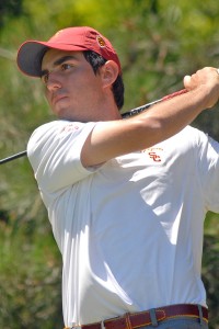 Making the cut · Junior Anthony Paolucci shot a blistering 6-under in yesterday’s first round, earning him a spot atop the individual leaderboard. - Courtesy of USC Sports Information | Daily Trojan 