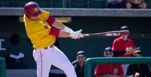Power surge · Sophomore Vahn Bozoian is set to start in right field this season after appearing in 33 games last year. Bozoian smashed two home runs and drove in 11 RBIs for the Trojans in 2013, but only hit for a .224 average. - Joseph Chen | Daily Trojan 