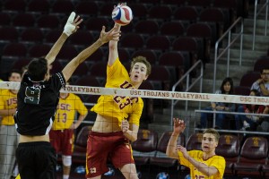 Dagger · Freshman middle blocker Andy Benesh delivered the match-winning kill for the Trojans. Benesh is second on the team with 114 kills this season and is one of two players to have started all 14 matches for USC. - Benjamin Dunn | Daily Trojan 