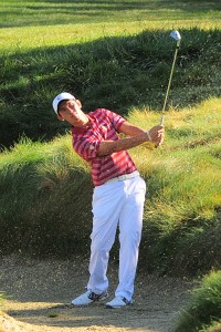 Fresh face · Freshman Rico Hoey returned to form in the first round of the Amer Ari Invitational, leading USC with a score of 7-under 65. - Courtesy of USC Sports Information  