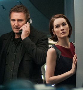 Can’t stop, won’t stop · Liam Neeson and the star-studded supporting cast in Non-Stop fall flat due to its shotty script.   - Photo courtesy of Universal Pictures 