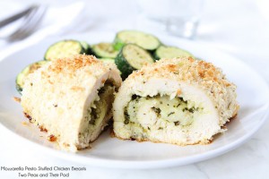 Hey, ho, pesto! · Blogs are a great place to look for recipe inspiration when dealing with leftovers. Take, for example, a mozzarella pesto-stuffed chicken breast from the blog “Two Peas and Their Pod” (pictured).  - Photo courtesy of Two Peas and Their Pod