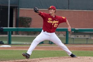 Valiant effort · USC senior LHP Bob Wheatley went 6.2 strong innings in Sunday’s loss to UCLA, giving up just one unearned run and not earning a decision. Wheatley remains 2-0 in five appearances so far this season.  - Ralf Cheung | Daily Trojan