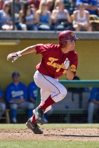 Field general · Junior catcher Garrett Stubbs is one of six Trojans to have started every game this season. He is batting .275 in his 14 starts. - Joseph Chen | Daily Trojan