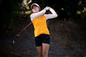 First-time winner · Freshman Karen Chung took home her first individual collegiate victory with an 8-under 208 at the SDSU Farms Invitational at the Farms C.C. in Rancho Sante Fe, Calif. on Wednesday. - Courtesy of USC Sports Information 