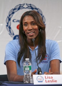 Giving back · Lisa Leslie was named to four All-Pac-10 teams during her time at USC. Leslie went on to be named MVP of the WNBA three times. - Courtesy of Capital One  