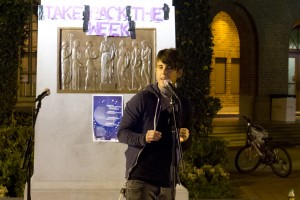 Safe haven ·  Take Back the Week featured spoken word poet Andrea Gibson and her inspiring poems. Afterwards, the stage was open for sexual assault survivors to share their own stories. Kevin Fohrer | Daily Trojan