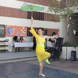 Dance at the museum · Kristal Ha, a junior majoring in biochemistry, performs at the Festival of Arts, which took place on March 8. - Christine Yoo | Daily Trojan