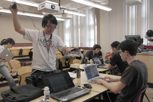 Hackers’ delight · Students from a variety of different schools in California, such as USC and Stanford, attended HackSC which took place from March 7-9. The coders hacked for 36 hours straight.  - Christine Yoo | Daily Trojan
