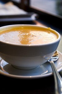 Ginger carrot soup. – Photo courtesy of Robyn Lee