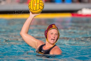 Final stand · Senior two-meter Kaleigh Gilchrist is entering her final MPSF Tournament with USC today. The Newport Beach, Calif. native, who serves as co-captain, has netted 137 goals in her four years at USC. - Ralf Cheung | Daily Trojan 