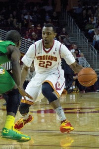 Moving on · Junior guard Byron Wesley averaged 17.8 points per game and 6.4 rebounds per game last season while serving as USC’s captain. - Tucker McWhirter | Daily Trojan 