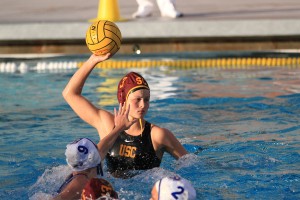 Switch it up · Freshman driver Ioanna Haralabidis says she and her twin sister wouldn’t be succeeding at USC if not for the help from their mother, who supported them in switching from swimming to water polo. - Corey Marquetti | Daily Trojan 