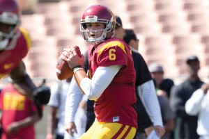 Shooting blanks · Redshirt junior quarterback Cody Kessler went 5-for-10 for 86 yards during USC’s spring game, with no touchdowns and no interceptions. Kessler was named the Trojans’ starter last week. - Ralf Cheung | Daily Trojan 