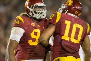 Ferocious · Junior defensive end Leonard Williams (94) barely saw any playing time in last year’s game against Fresno State. Williams, who only recorded one tackle, will surely be out for blood in his 2014 debut. - Ralf Cheung | Daily Trojan 