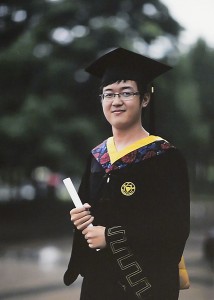 Scholar · Ji, 24, won a scholarship from Zhejiang University in China. — Courtesy of USC News