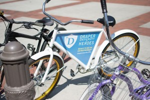 Ads on wheels · Students pay a yearly deposit for free bicycles. The company is funded by advertisement revenue from the bicycle itself. - Mariya Dondonyan | Daily Trojan 