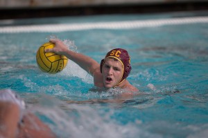 Leading by example · Senior driver Kostas Genidounias had a relatively quiet weekend with four goals in the Trojans’ 24-0 vanquishing of Occidental College. Genidounias had 16 goals last weekend at the Triton Invitational. - Ralf Cheung | Daily Trojan 