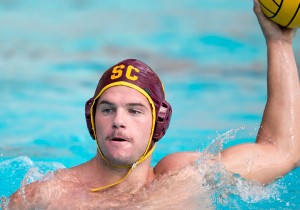 Goal-asaurus Rex · Driver Rex Butler, one of only four seniors on this year’s men’s water polo team, has 12 goals in eight games this season. The Coronado, California native has four multi-goal games this season. - Ralf Cheung | Daily Trojan 