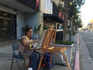 Classic feel · The festival aims to celebrate a more traditional form of art where artists simply painted what was in front of them as opposed to modern art forms such as street art and animation. - Photo courtesy of Plein Air Festival 