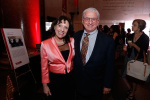 Proud benefactors ·  Margee and Douglas Greenberg, above, gave a gift to the USC Shoah Foundation Center for Advanced Genocide Studies to endow a fellowship in their name, which was awarded to Jared McBride, Ph.D. - Photo courtesy of the USC Shoah Foundation 