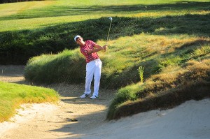 Above par · Sophomore Rico Hoey is off to a strong start in the 2014 season, with a top-three finish in only his second event of the year. The Rancho Cucamonga, California, native now has 10 career top-10 finishes. - Photo courtesy of USC Sports Information  