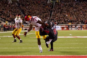 New Jack City · Freshman cornerback/wide receiver Adoree’ Jackson had a breakout performance against Utah on Saturday night, with a 105-yard kickoff return touchdown and a crucial forced fumble. Jackson would have had another touchdown if not for questionable officiating during the fumble. - Courtesy of the Daily Utah Chronicle 