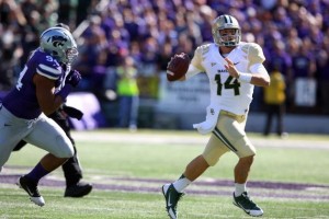 Bryce Petty and the Baylor Bears lead the FBS in total offense with 623 yards per game through six games. — photo courtesty of Scott Sewell, USA Today Sports