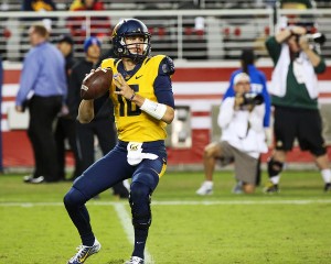 He went to Jared · Cal quarterback Jared Goff is in position to lead the nation in passing yards. Goff has 3,119 yards through nine games. - Photo courtesy of Cal Athletics 