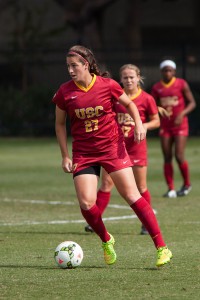 Striking distance · Senior midfielder Alex Quincey and the Women of Troy can stake their claim to an NCAA playoff berth with a win on Friday. - Striking distance · Senior midfielder Alex Quincey and the Women of Troy can stake their claim to an NCAA playoff berth with a win on Friday.