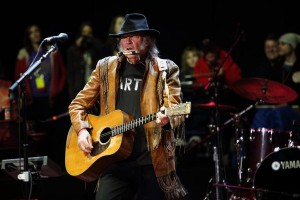 Heart of Gold · Nearing his 70th birthday, Neil Young has not slowed down in terms of the strong messages in his music. Though his criticisms of the government and oil companies is nothing new, they still have an impact. - Photo courtesy of John Davisson 