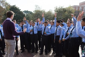 In training · Candidates for the Los Angeles Police Department Cadet Leadership Program must be between ages 13 and 20, have high scholastic achievement and good moral character.  - Mariya Dondonyan | Daily Trojan 