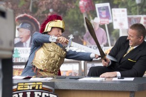 No game · Last year, Lee Corso picked USC to beat Stanford during ESPN’s College GameDay program. GameDay hasn’t visited a Pac-12 matchup this entire season and will head to Harvard this weekend.  - Ralf Cheung | Daily Trojan 