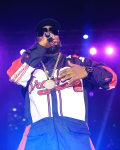 Love the way he moves · Rapper and Outkast member Big Boi performs at the annual Conquest rally Thursday in McCarthy Quad.  - Kenneth Rodriguez-Clisham | Daily Trojan 