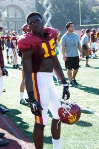 Whoa, Nelly ·  Junior wide receiver Nelson Agholor has impressed in his last two games, including a career-best 16 receptions against Cal last week. - Mariya Dondonyan | Daily Trojan 