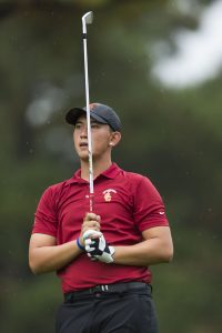 Photo courtesy of Sports Information Trojan tee time · Senior Rico Hoey led the Trojans with a 70.85 stroke average last year and won the the SCGA Amateur in July.