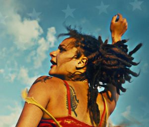 Photo courtesy of A24 All-American rejects · Andrea Arnold’s film American Honey won the Jury Prize at the 2016 Cannes Film Festival. The drama features a mix of “street-casted” actors, including Sasha Lane (above), who made her acting debut as Star, and Shia LaBeouf, who plays the role of Jake. 