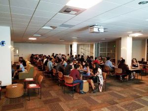 Photo courtesy of Dating Trojans Love at first sight · Dating Trojans is USC’s first club dedicated to forging new relationships with others through activities like speed dating. The club hosted its first speed dating event (above) on Friday. 