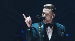 Photo courtesy of Netflix Bringing sexy back · Justin Timberlake received praise for his third studio album The 20/20 Experience. In early 2015, director Jonathan Demme filmed the final two nights of Timberlake’s concert tour in Las Vegas.