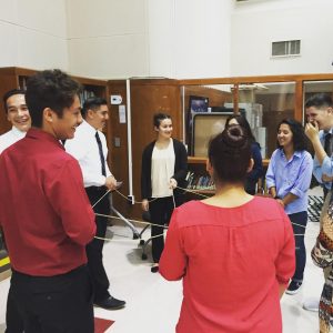 Photo courtesy of Shireen Jaffer Skillset · Students participate in an activity hosted by Skillify, a startup founded by a USC alumna to help high schoolers prepare for the workforce.