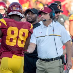 Tal Volk | Daily Trojan Top dog · First year head coach Clay Helton has turned his season around after starting 1-3, with all the losses coming away from the Coliseum. Now Helton is preparing the 6-3 Trojans to play undefeated No. 4 Washington.