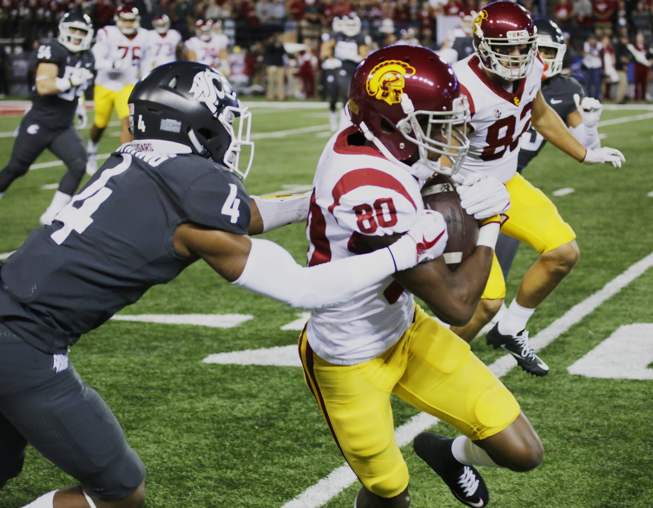 No. 5 USC handed first loss in upset by No. 16 Washington State - Daily ...