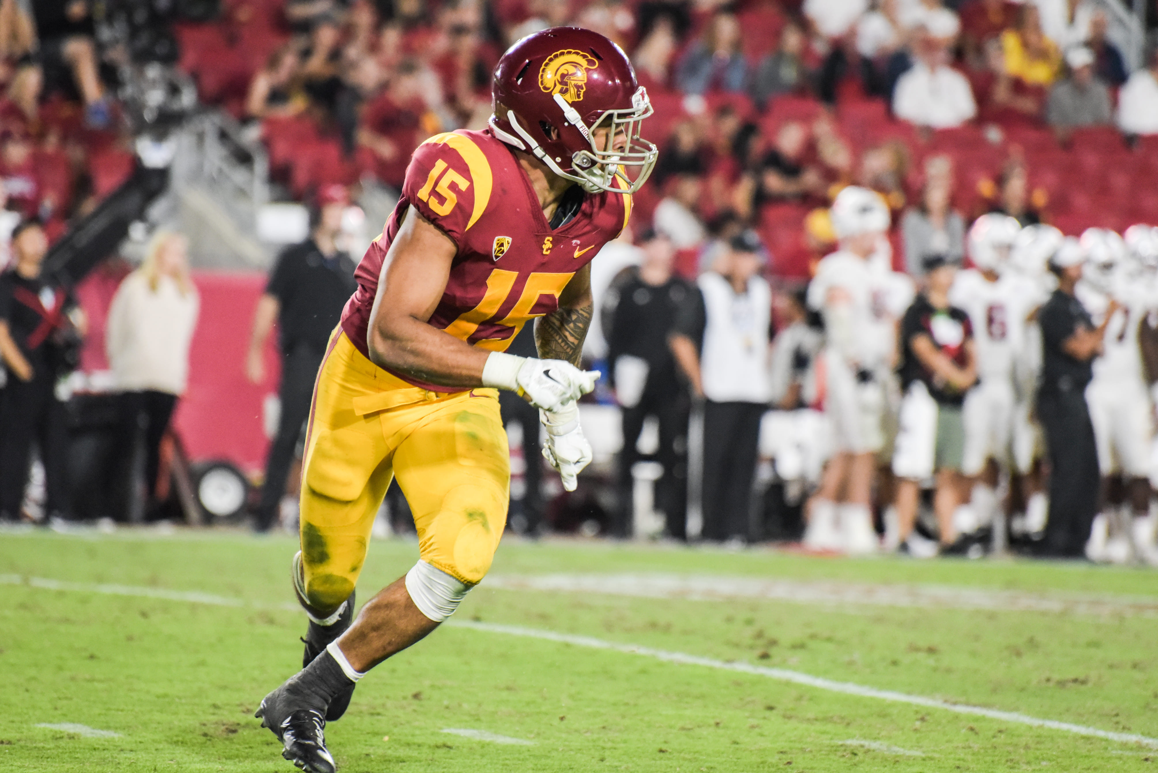 USC Trojans safety Talanoa Hufanga (15) during USC Trojans