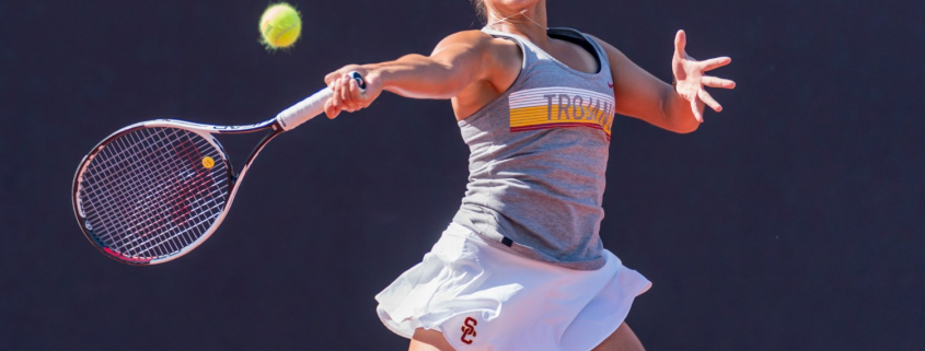 Daily trojan file photo tennis