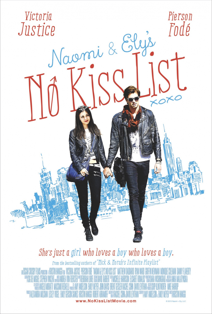 A movie poster of Netflix film "No Kiss List."