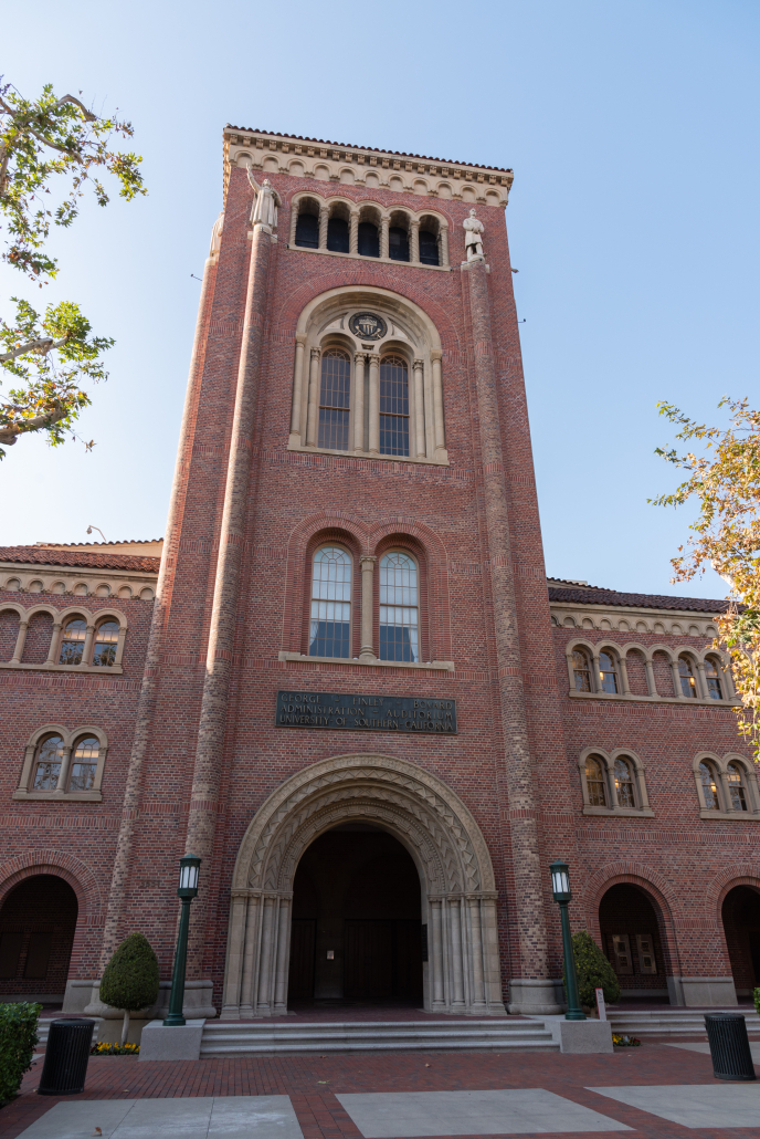Photo of the exterior of Bovard. 
