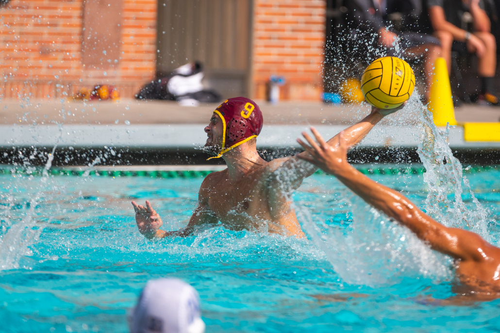 Redshirt senior driver Jacob Mercep attempts a shot during USC’s 8-7 victory Saturday against UCLA.