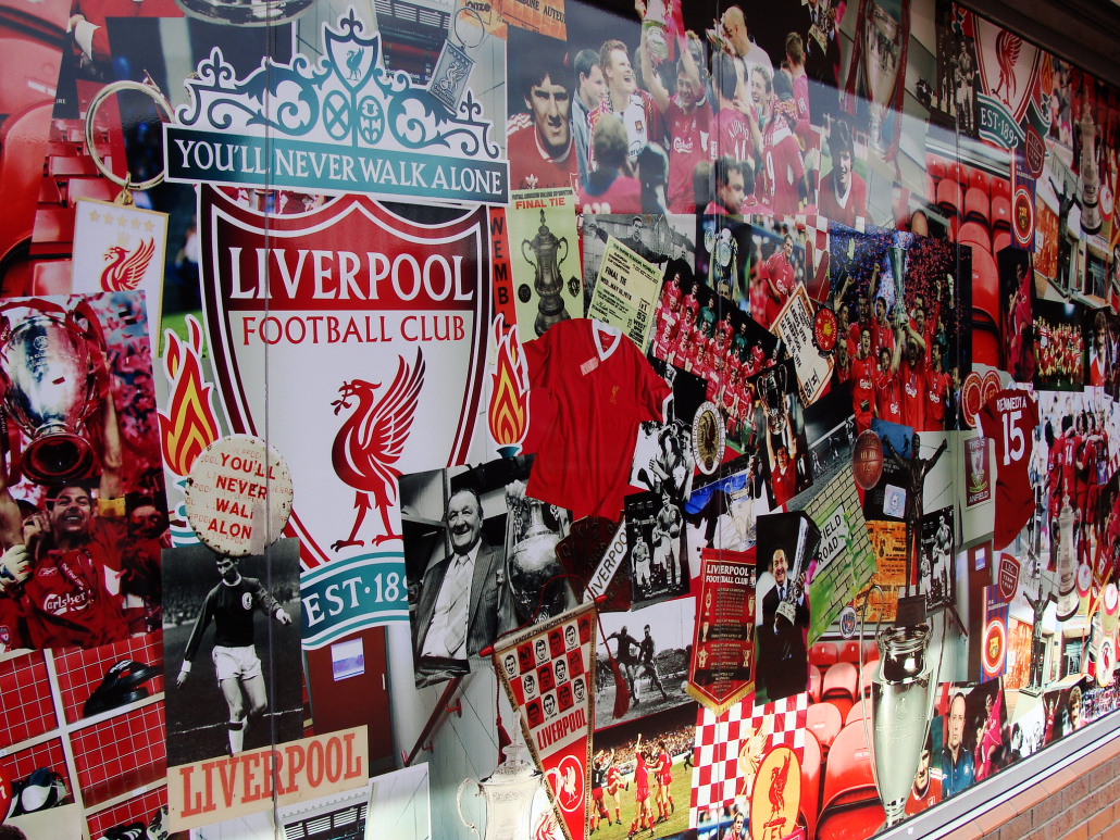 Wall of Liverpool Football Club images